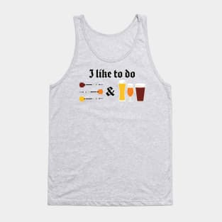 I like to do Darts & Crafts Tank Top